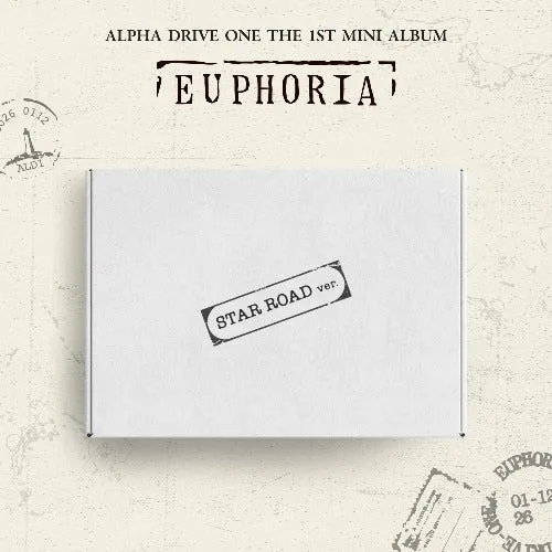 ALPHA DRIVE ONE 1st Mini Album [EUPHORIA] (STAR ROAD Ver.)