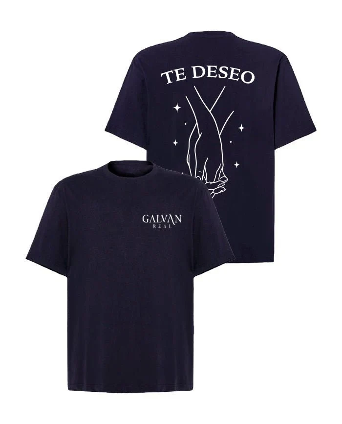 Galván Real - Camiseta Oversize "Te Deseo" Unisex