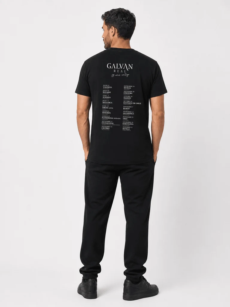 Galván Real - Camiseta "Gira 10 años contigo" Unisex