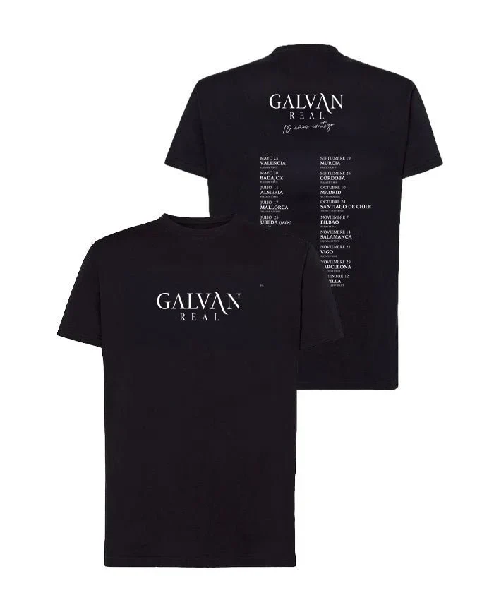 Galván Real - Camiseta "Gira 10 años contigo" Unisex