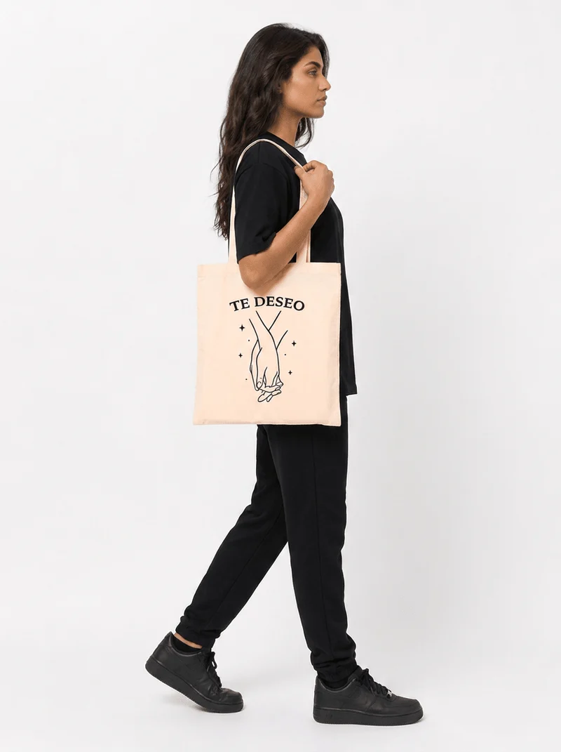 Galván Real - Tote Bag "Te Deseo" Beige