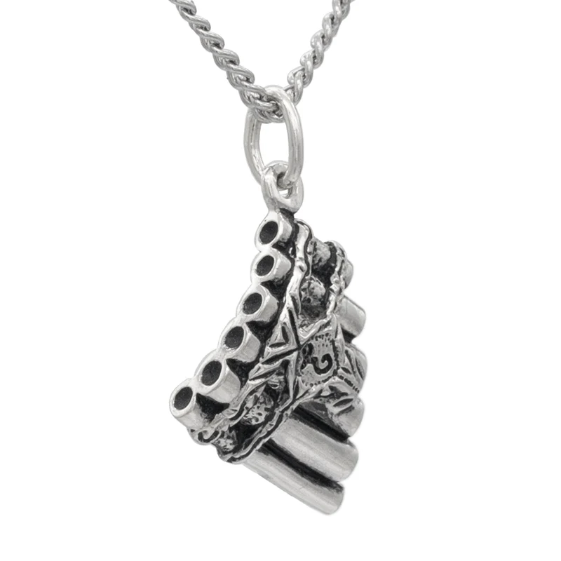 Collar Eolian Talent Pipes, colgante de esquina