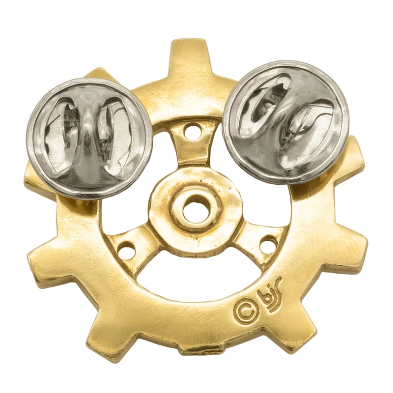 Pin de engranaje de bronce de Auri