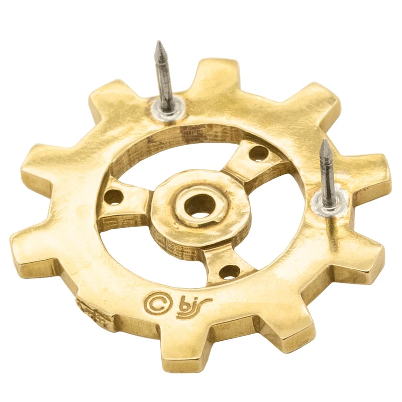 Pin de engranaje de bronce de Auri