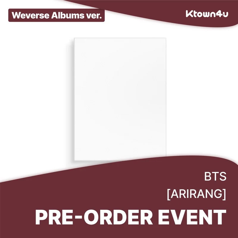 BTS 5th Full Album [ARIRANG] (Weverse Albums ver.) + POB Ktown4u