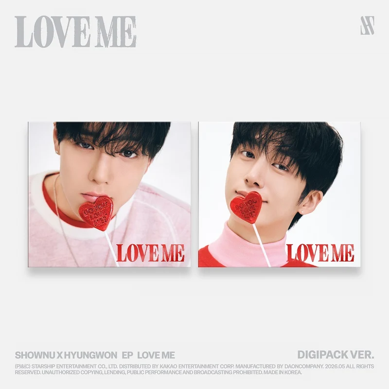 MONSTA X SHOWNU X HYUNGWON - LOVE ME (DIGIPACK ver. Limited Edition)