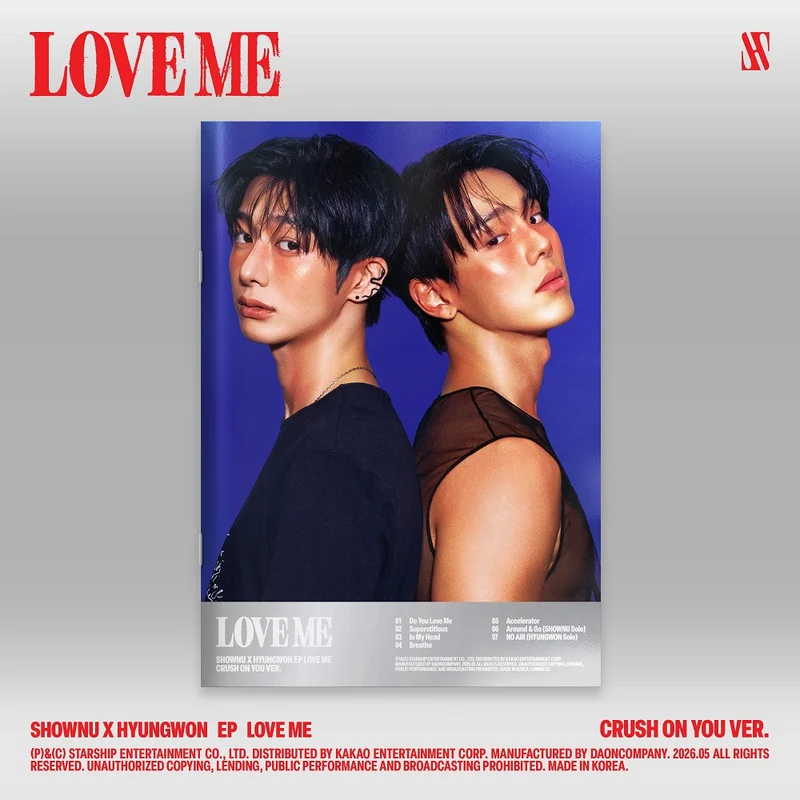 MONSTA X SHOWNU X HYUNGWON - LOVE ME (CRUSH ON YOU ver.)