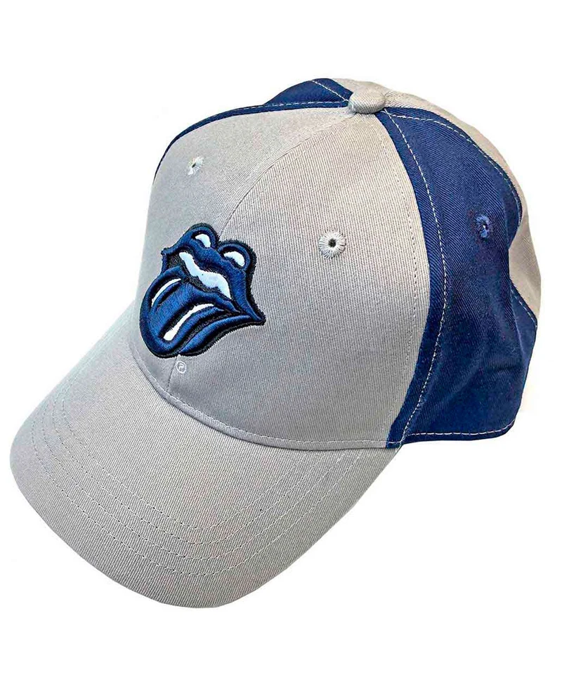 The Rolling Stones - Gorra "Navy Tongue" Duotono Gris Claro-Azul