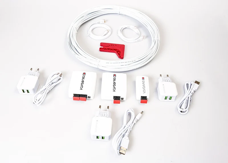 Kit Dúplex Lite de Fibra Óptica Plástica Snap Data
