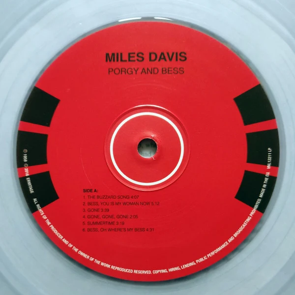Miles Davis | Porgy And Bess [Clear Vinyl]