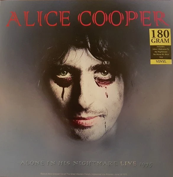 Alice Cooper - LP - "Best of Alone in his Nightmare Live 1975"