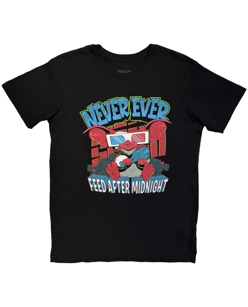 Gremlins - Camiseta "Never Ever Feed After Midnight" Unisex