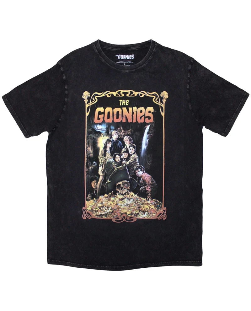 Goonies - Camiseta "Movie Poster Stone Wash" Unisex
