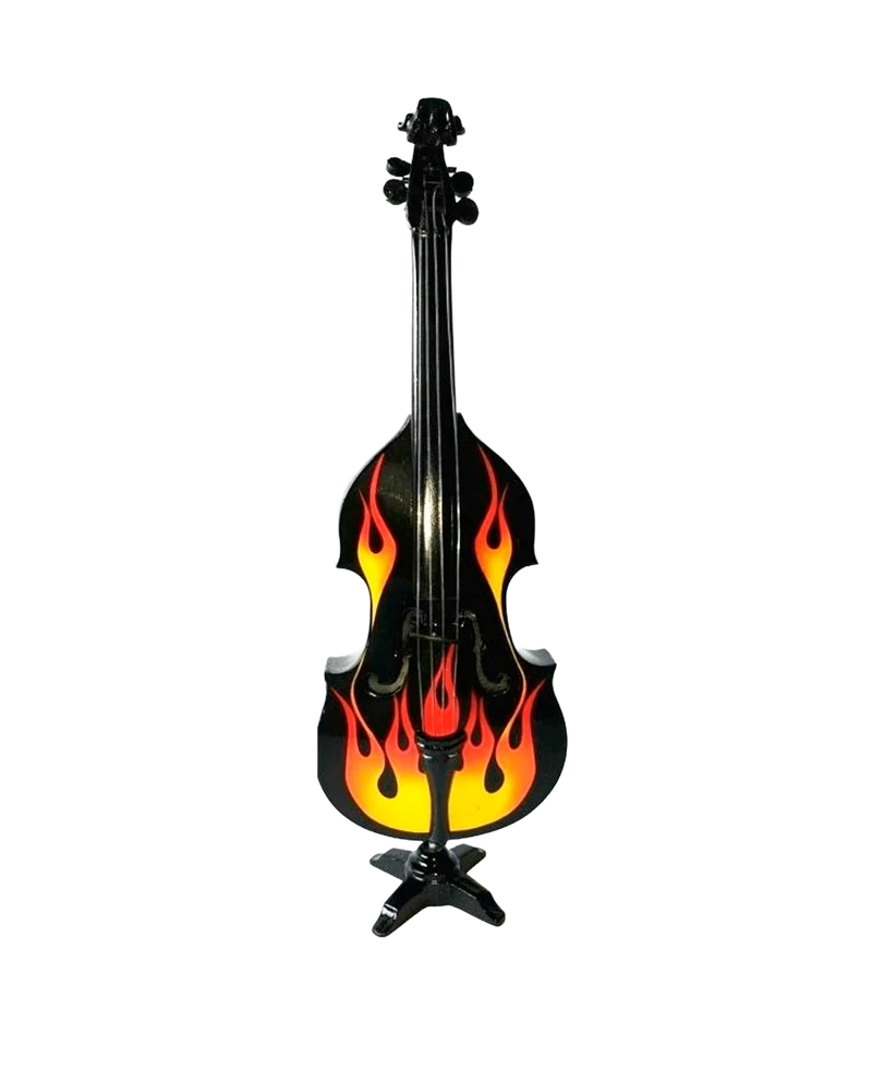Music Legends - N108 Mini Contrabajo Rockabilly de colección