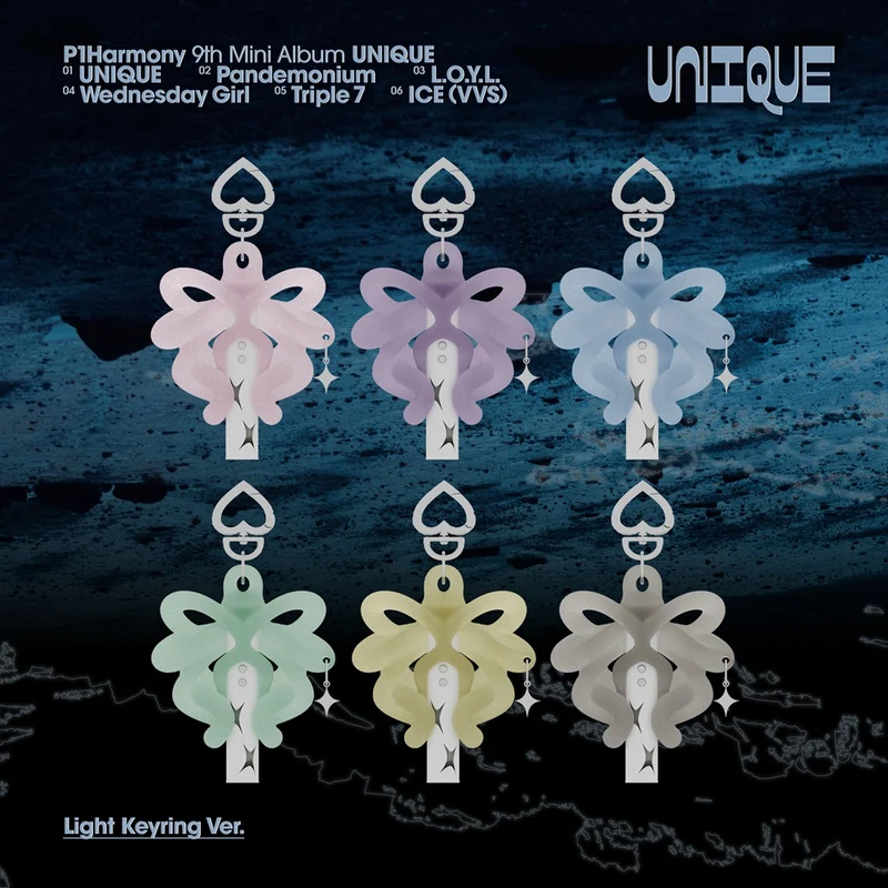 P1Harmony - UNIQUE (Light Keyring ver. (Limited Edition))