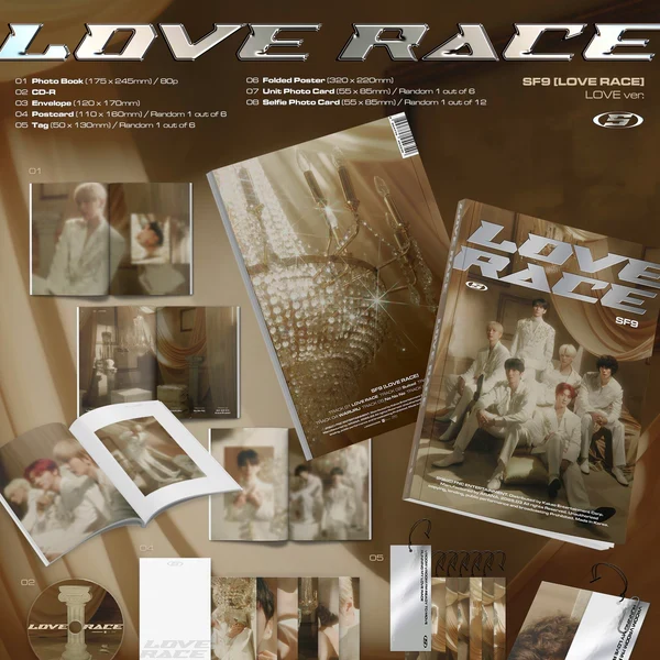 SF9 15th Mini Album [LOVE RACE]