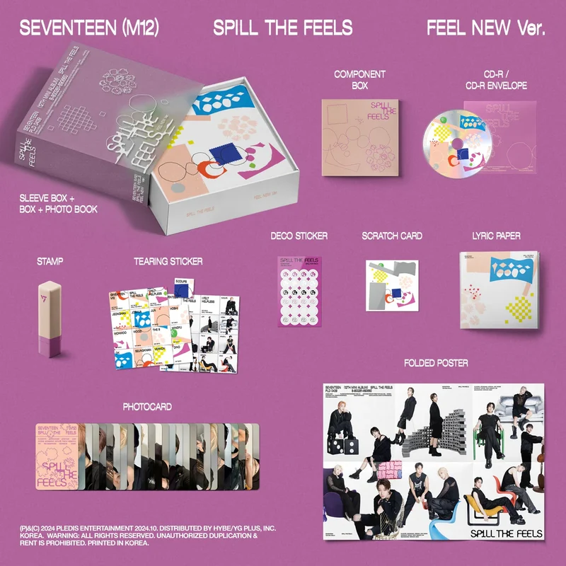 SEVENTEEN 12th Mini Album [SPILL THE FEELS]