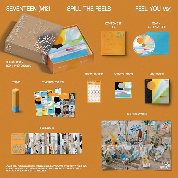 SEVENTEEN 12th Mini Album [SPILL THE FEELS]