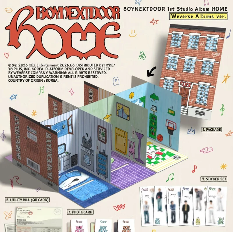 BOYNEXTDOOR - HOME (WEVERSE ALBUMS VER.)