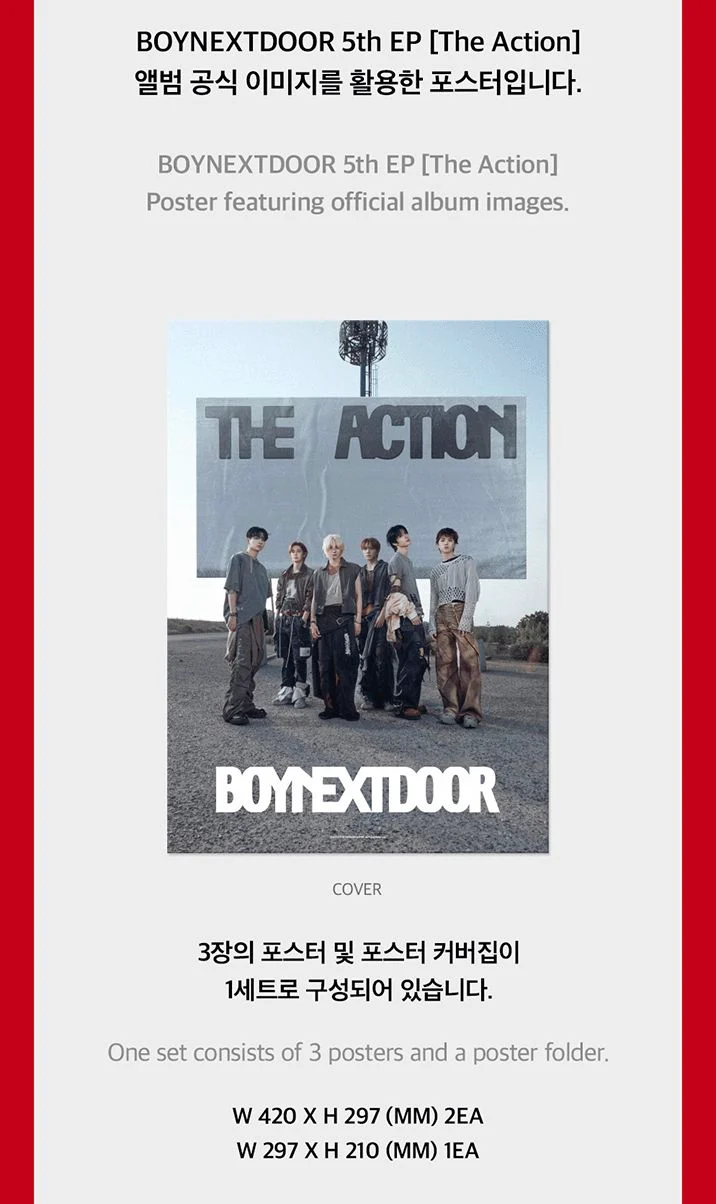 BOYNEXTDOOR - THE ACTION MD