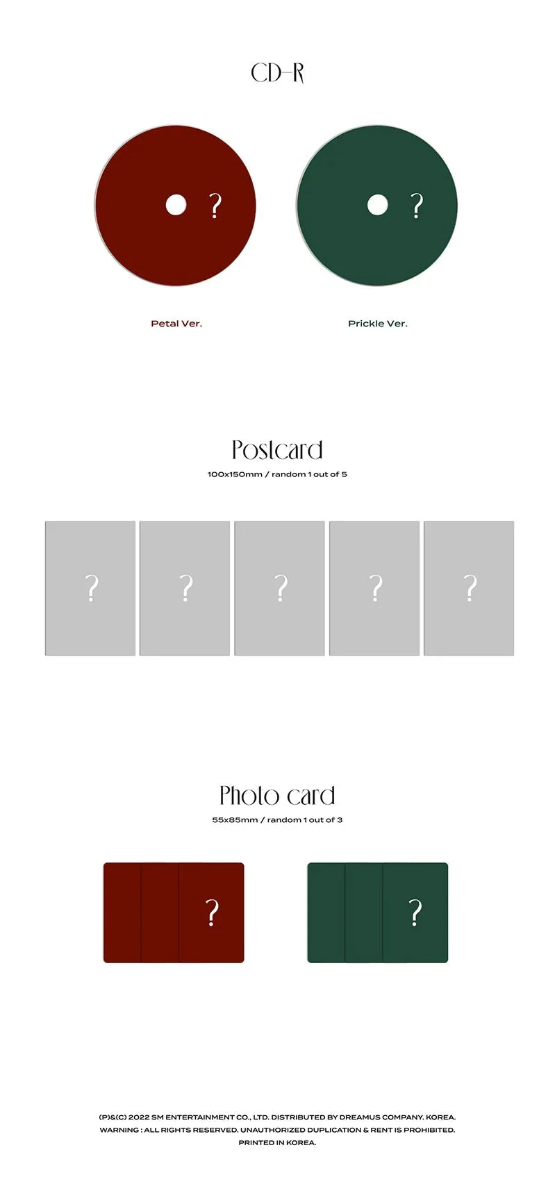 RYEOWOOK - [A Wild Rose] 3rd Mini Album