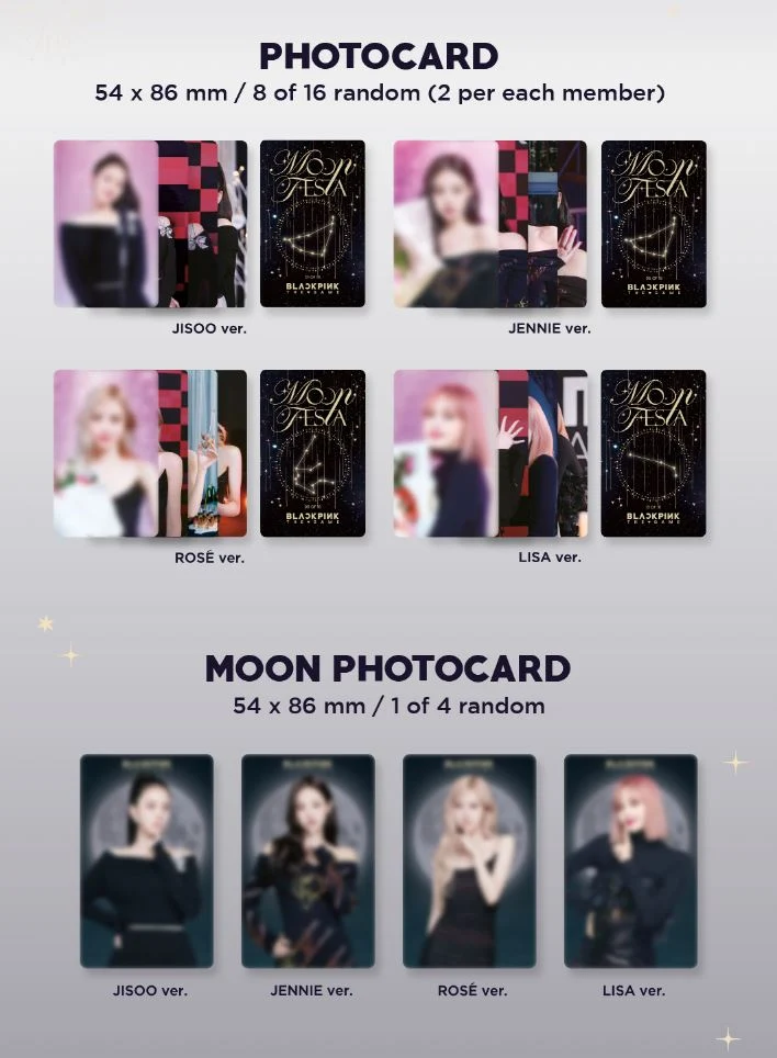BLACKPINK - THE GAME COUPON CARD COLLECTION (MOON FESTA)