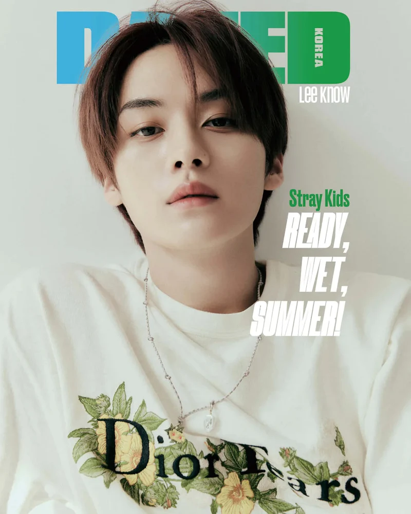 STRAY KIDS (Lee Know, Seungmin, I.N) - DAZED MAGAZINE (2023 July Issue)