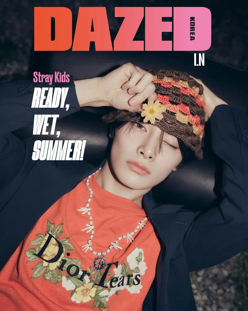 STRAY KIDS (Lee Know, Seungmin, I.N) - DAZED MAGAZINE (2023 July Issue)