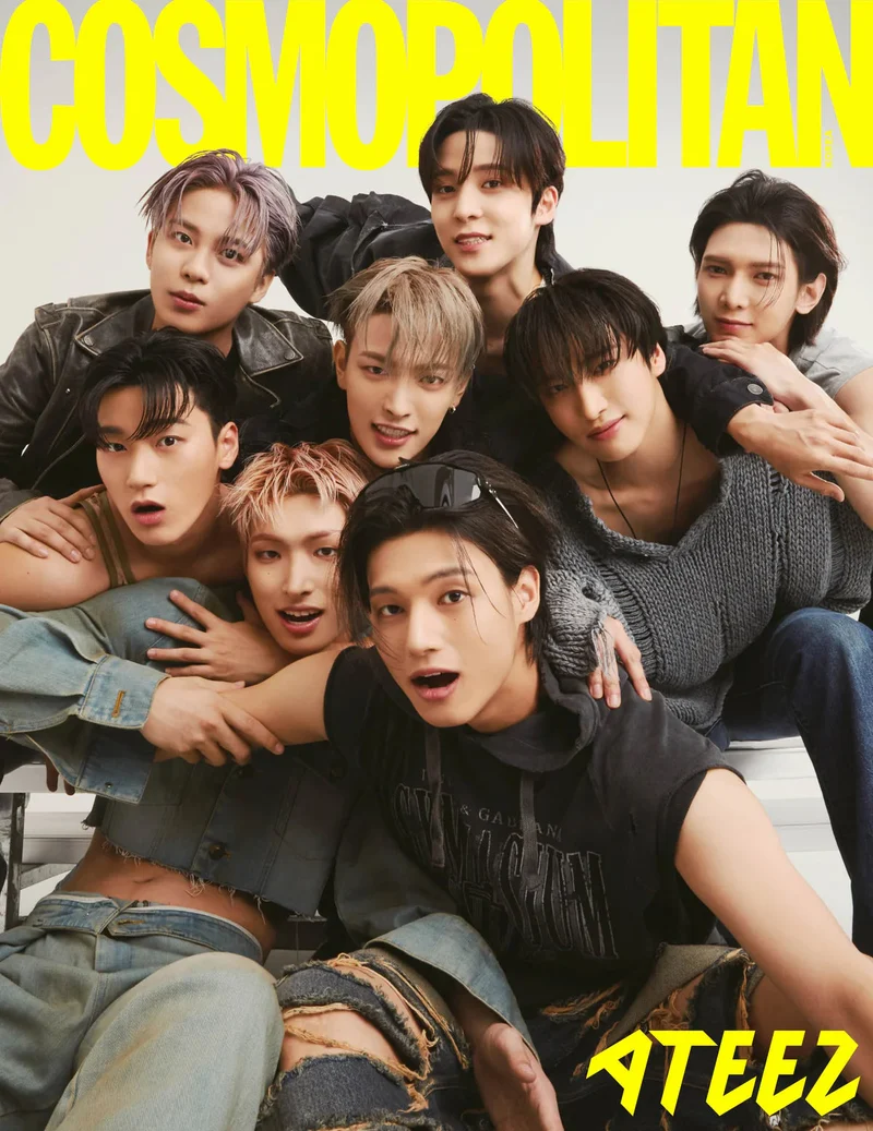 ATEEZ - COVER COSMOPOLITAN MAGAZINE (2023 AUGUST ISSUE)