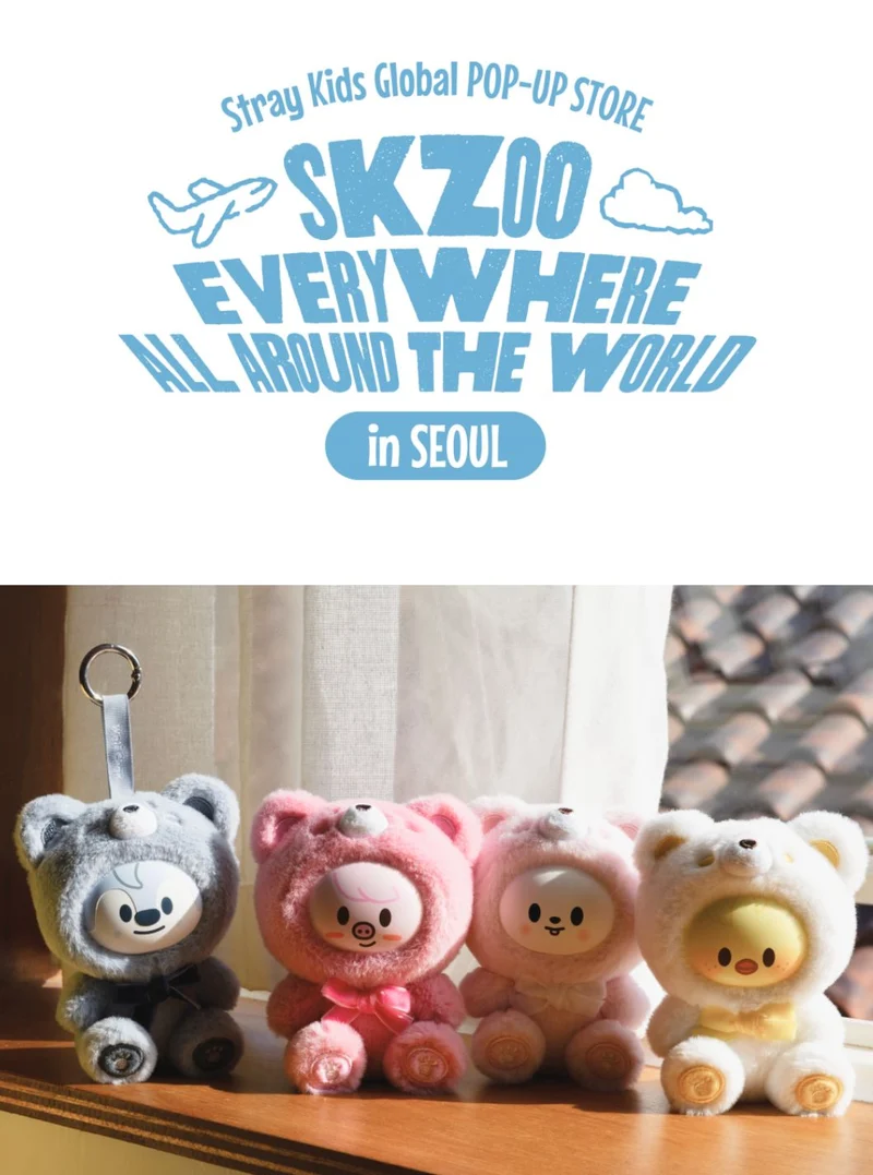 STRAY KIDS - SKZOO SECRET KEYRING TOY (SKZOO EVERYWHERE ALL AROUND THE WORLD IN SEOUL)