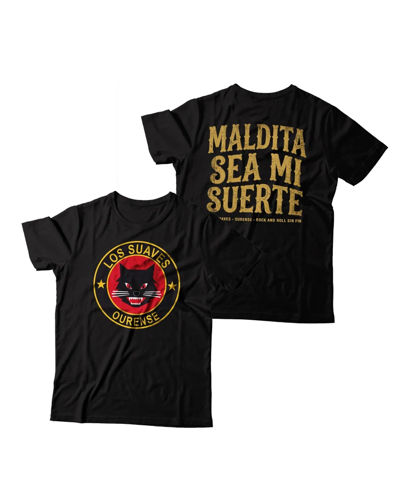 Los Suaves - Camiseta "Maldita sea mi suerte"