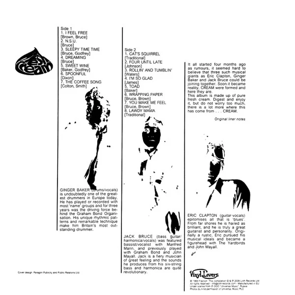 Cream | Fresh Cream [+8 Bonus tracks]
