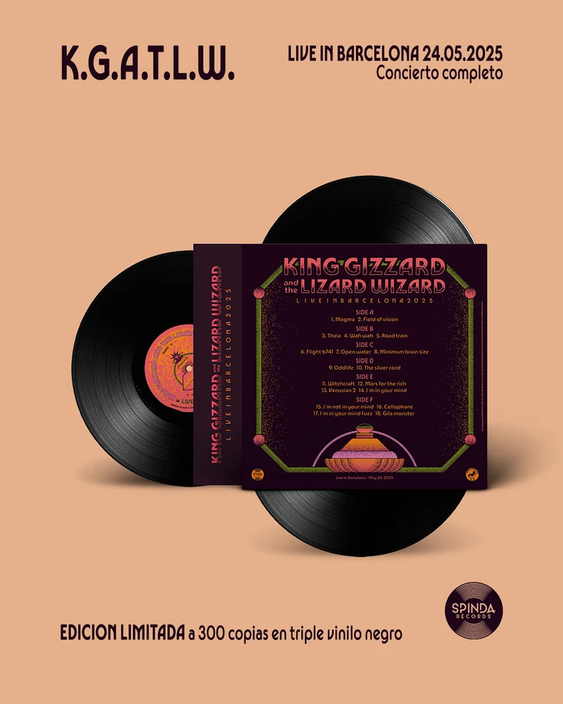 3LP King Gizzard & the Lizard Wizar | Live in Barcelona 2025 [PRE ORDER 11/03]