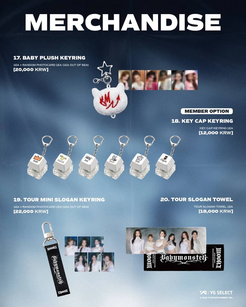 [BABYMONSTER] Choom World Tour In Seoul : Line Up