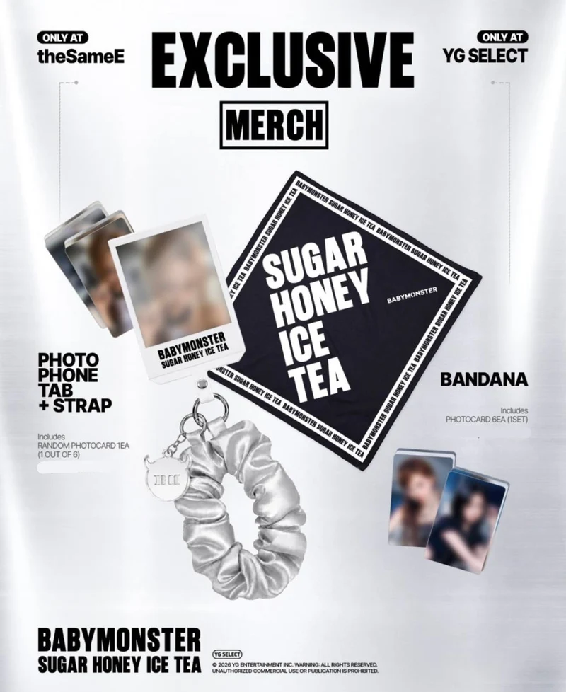 [BABYMONSTER] Sugar Honey Ice Tea : Official MD