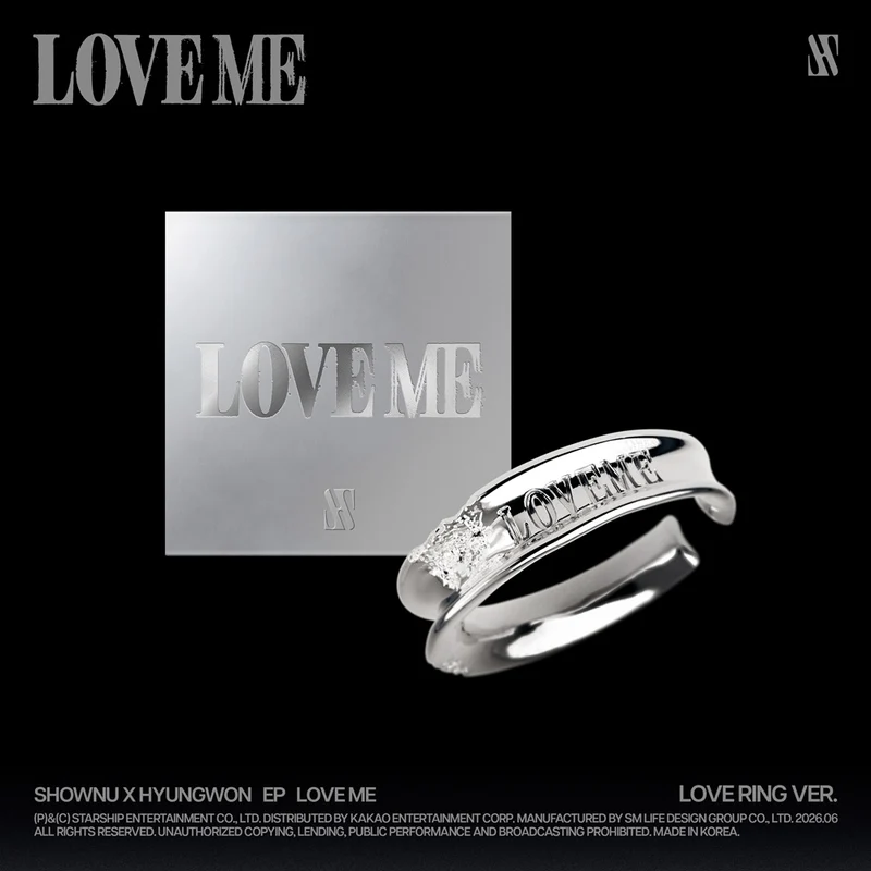 MONSTA X SHOWNU X HYUNGWON - LOVE ME (LOVE RING ver. Limited Edition)