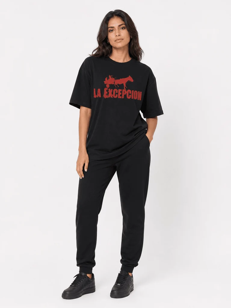 La Excepción - Camiseta Oversize "Pan Bendito" Unisex