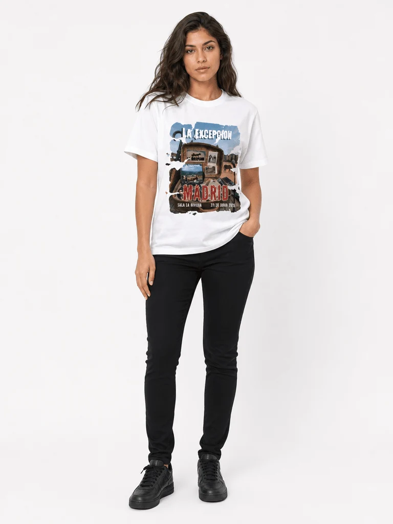 La Excepción - Camiseta Oversize "Cartel" Unisex