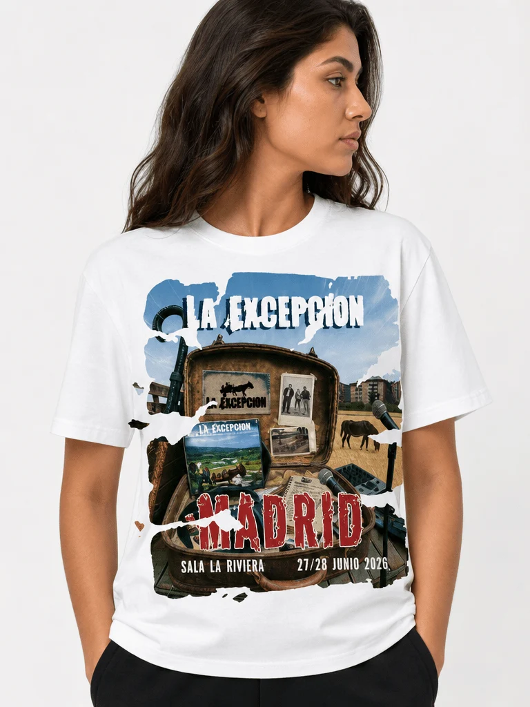 La Excepción - Camiseta Oversize "Cartel" Unisex