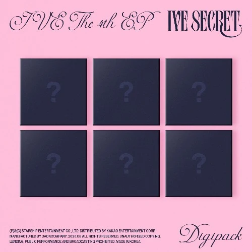 IVE 4th EP Album [IVE SECRET] (Digipack Ver.)