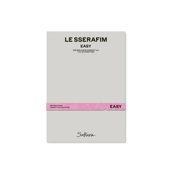 LE SSERAFIM 3rd Mini Album [EASY] (COMPACT Ver.)
