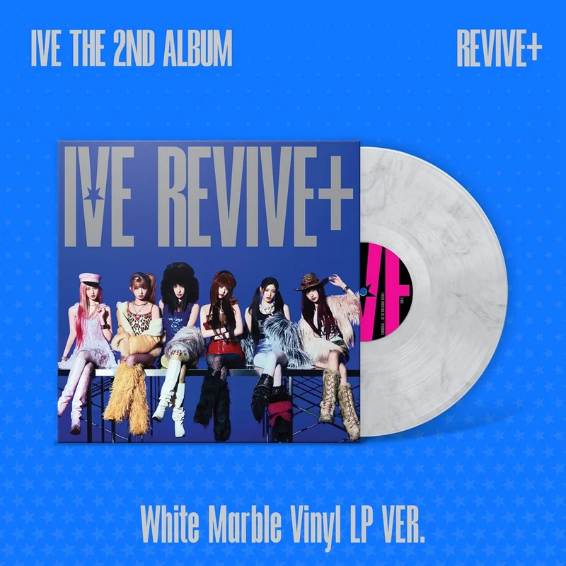 IVE - REVIVE+ (White Marble Vinyl LP ver. Limited Edition)