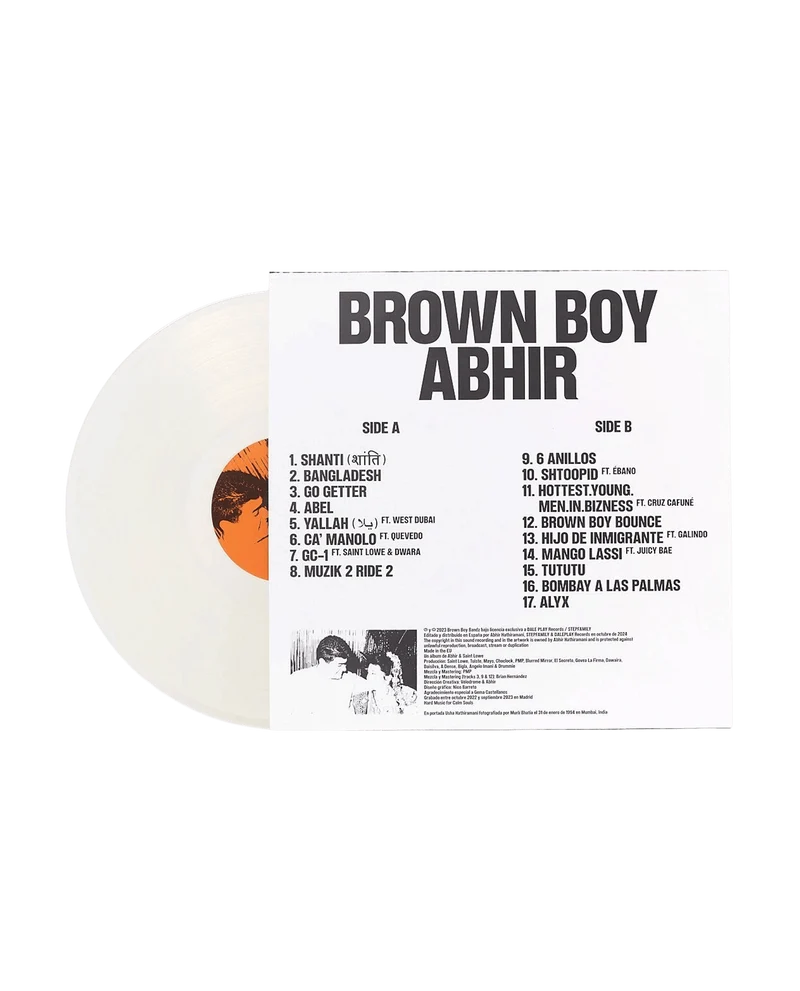Abhir - LP Vinilo Transparente "BROWNBOY"