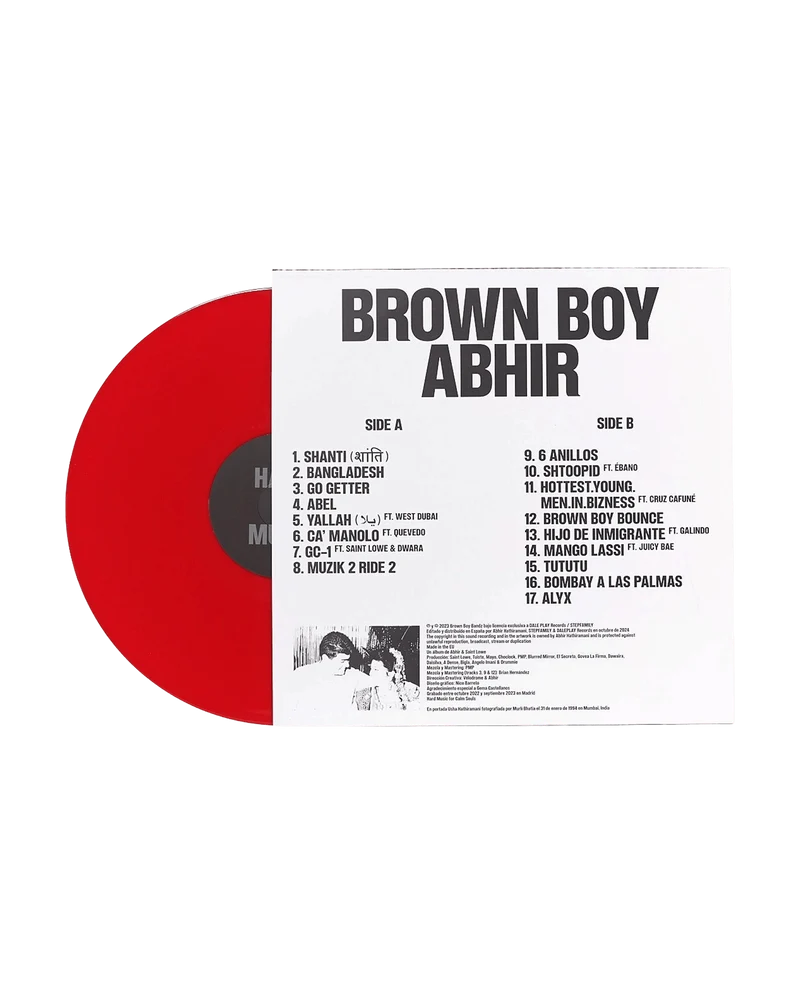 Abhir - LP Vinilo Rojo "BROWNBOY"