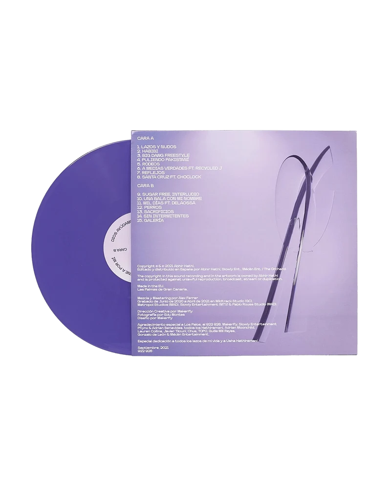 Abhir - LP Vinilo Morado "LAZOS Y NUDOS"
