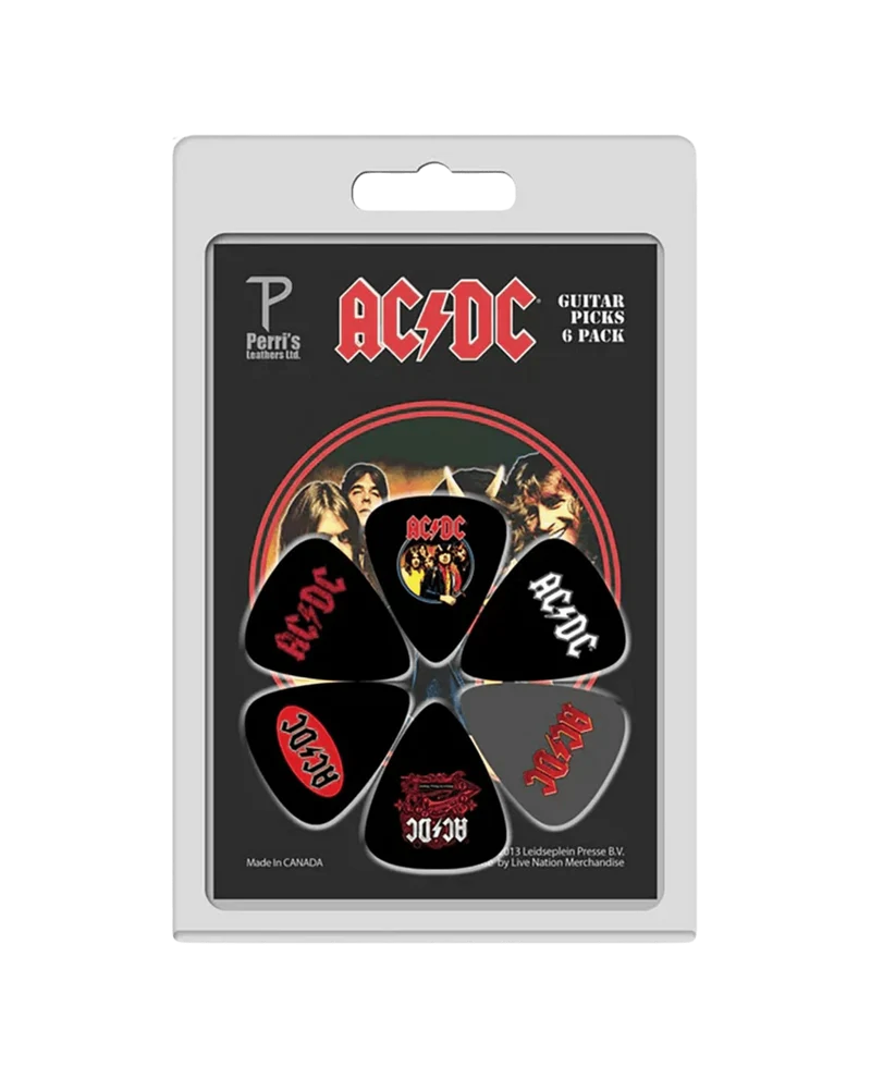 AC/DC - Pack de púas "Logos Covers"