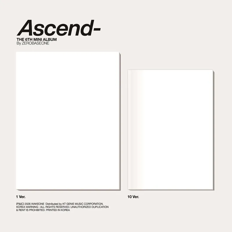 ZEROBASEONE - Ascend- (Photobook ver.)