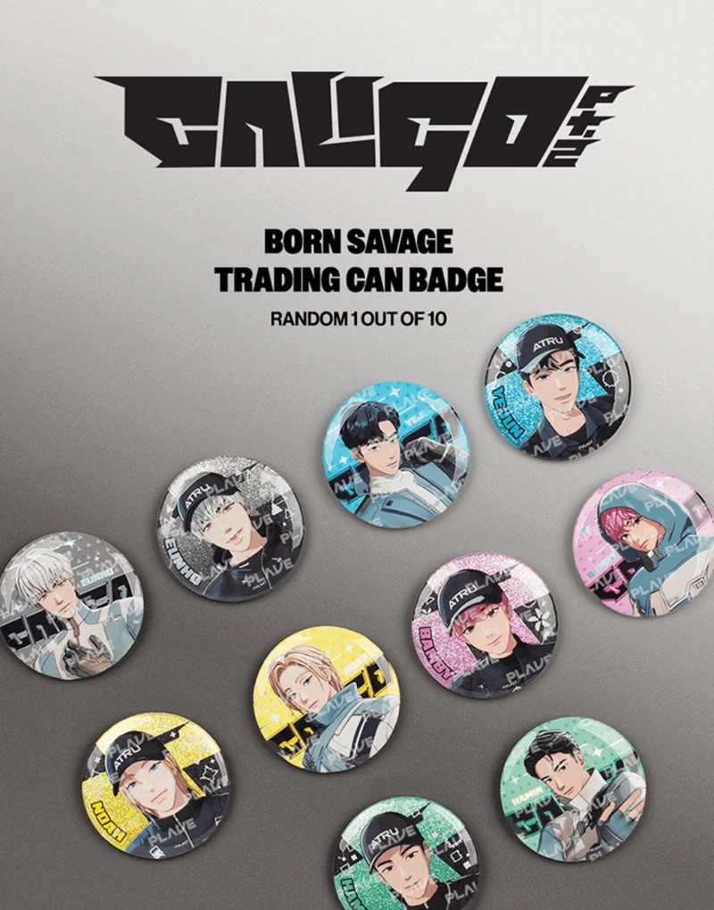 [PLAVE] Caligo Pt.2 : Born Savage Trading Can Badge