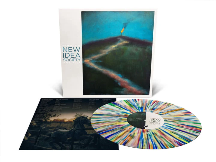 New Idea Society ‎| Fire On The Hill [White With Rainbow Splatters]