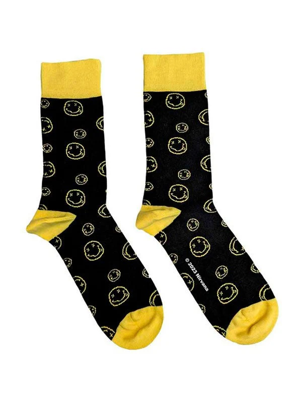 Nirvana - Calcetines "Outline Happy Faces"